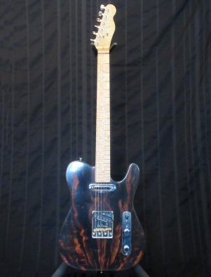 #Custom Tele #Macassar Ebony #Electric Guitar  #Hand made